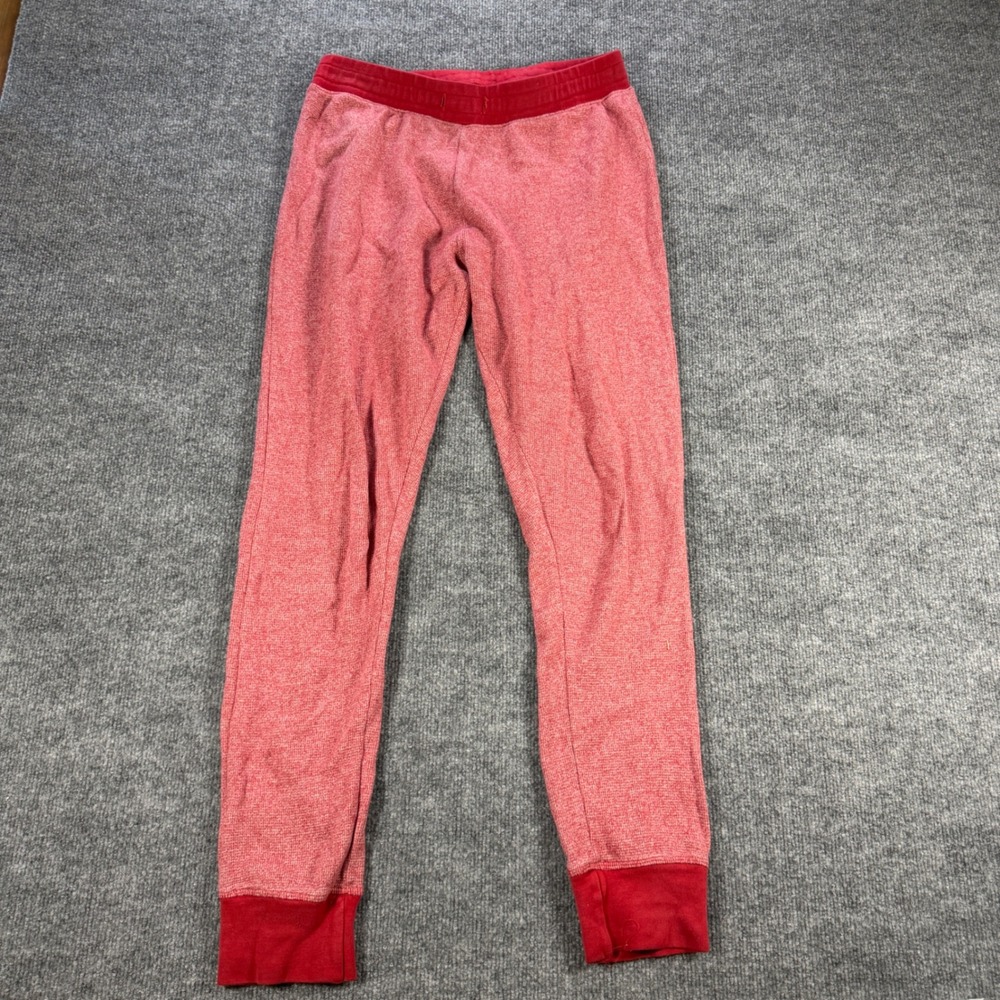 Pact Organic Jogger Sweatpants 100% Organic Cotton Red Medium Gorpcore